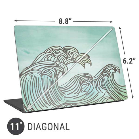 California Big Wave Universal Laptop 11in (8.8 x 6.2in) Skin